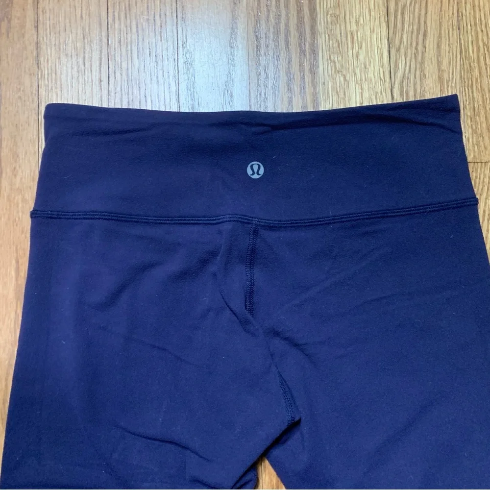 Lululemon Vintage Mid-Rise Full Length Leggings - Navy - Size 6